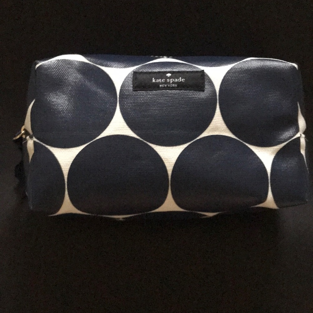 Kate spade David polka Dot cosmetic bag